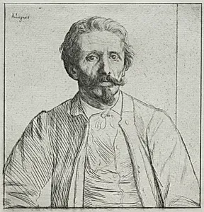Auguste Delâtre by Alphonse Legros (French, 1837–1911)