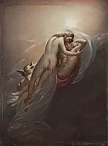 Aurora and Cephalus by Anne-Louis Girodet de Roucy-Trioson (French, 1767–1824)