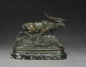 Axis Deer by Antoine-Louis Barye (French, 1796–1875)