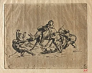 Bacchanal with Children and Donkey by Jean-Baptiste Carpeaux (French, 1827–1875)