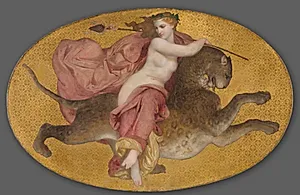 Bacchante on a Panther by William Adolphe Bouguereau (French, 1825–1905)