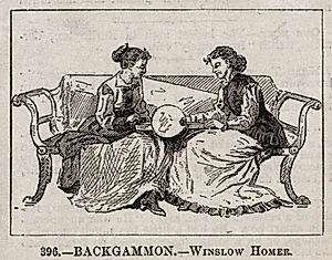 Backgammon by Winslow Homer (American, 1836–1910)