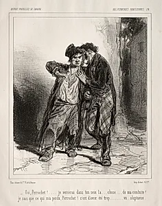 Baliverneries Parisiennes by Paul Gavarni (French, 1804–1866)