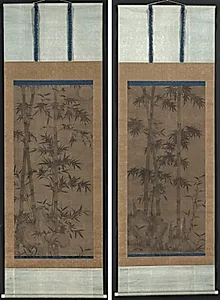 Bamboo in Four Seasons: Spring and Autumn by Unknown Artist