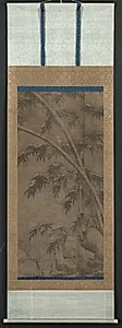 Bamboo in Four Seasons: Winter by Unknown Artist