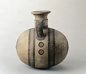 Barrel-Shaped Jug by Unknown Artist
