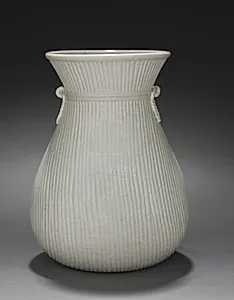 Basket Shaped Vase: Ding Ware by Unknown Artist