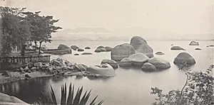 Bay Todos os Santos, Paqueta, Brazil by Marc Ferrez (Brazilian, 1843–1923)