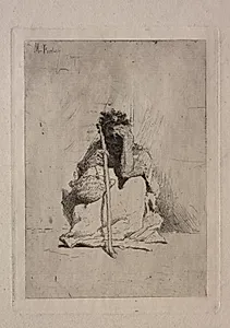 Beggar by Mariano Fortuny (Spanish, 1838–1874)