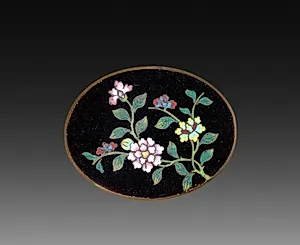 Belt Buckle with Flowers by Unknown Artist