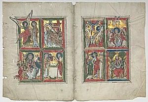 Bifolia with Scenes from the Life of Christ by Unknown Artist