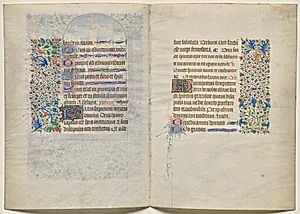 Bifolio from a Book of Hours: Text (verso) by Unknown Artist