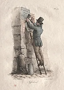 Bill Poster by Carle Vernet (French, 1758–1836)