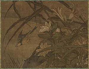 Birds and Flowers by Sesshū Tōyō (Japanese, 1420–1506)