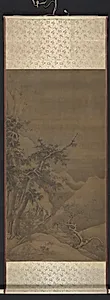 Birds in a Grove in a Mountainous Winter Landscape by Gao Tao (Chinese, 1100s)
