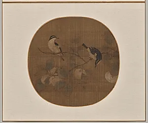 Birds on a Peach Branch by Unknown Artist