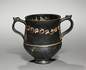 Black-Gloss Kantharos (Drinking Cup) by Unknown Artist