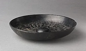 Black-Gloss Mesomphalic Phiale (Libation Bowl): Apotheosis of Herakles by Unknown Artist