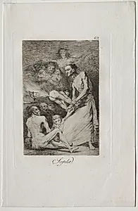 Blow, Plate 69 by Francisco de Goya (Spanish, 1746–1828)