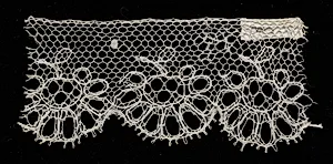Bobbin Lace (Blonde Lace) Edging by Unknown Artist