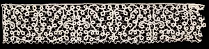 Bobbin Lace (Bride Ground) Edging by Unknown Artist