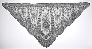 Bobbin Lace (Chantilly) Shawl by Unknown Artist