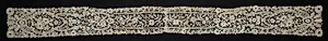 Bobbin Lace (Duchesse) Lappet by Unknown Artist