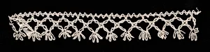 Bobbin Lace Edging of Points by Unknown Artist
