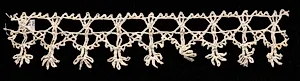Bobbin Lace Edging of Points by Unknown Artist