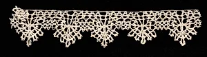 Bobbin Lace Edging of Points by Unknown Artist