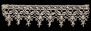 Bobbin Lace Edging of Points by Unknown Artist