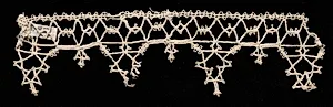 Bobbin Lace Edging of Points by Unknown Artist
