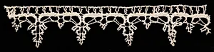 Bobbin Lace Edging of Points by Unknown Artist