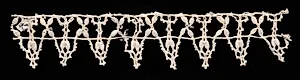 Bobbin Lace Edging of Points by Unknown Artist