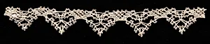 Bobbin Lace Edging of Points without Selvage by Unknown Artist