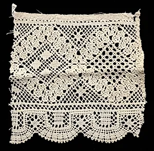 Bobbin Lace Fragment of Flounce by Unknown Artist