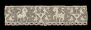 Bobbin Lace Insertion and Edging by Unknown Artist
