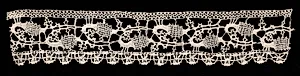 Bobbin Lace Insertion and Edging by Unknown Artist