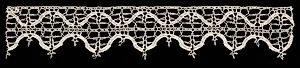 Bobbin Lace Insertion and Edging by Unknown Artist