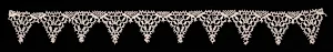 Bobbin Lace Insertion and Edging by Unknown Artist