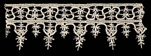 Bobbin Lace Insertion and Edging of Points by Unknown Artist