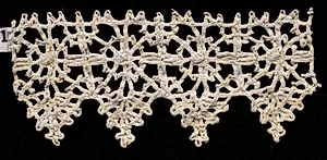 Bobbin Lace Insertion and Points by Unknown Artist