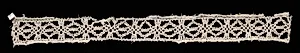 Bobbin Lace Insertion with Selvage by Unknown Artist