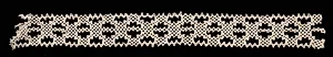Bobbin Lace Insertion without Selvage by Unknown Artist