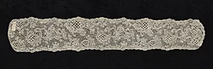 Bobbin Lace Lappet by Unknown Artist