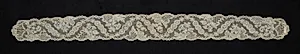 Bobbin Lace Lappet by Unknown Artist