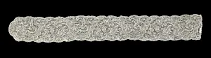 Bobbin Lace Lappet by Unknown Artist