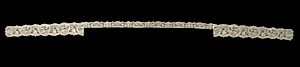 Bobbin Lace Lappets and Edging for Cap by Unknown Artist