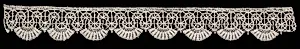 Bobbin Lace (Needlepoint Design) Edging by Unknown Artist