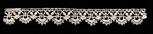 Bobbin Lace (Needlepoint Design) Edging of Bell Points by Unknown Artist
